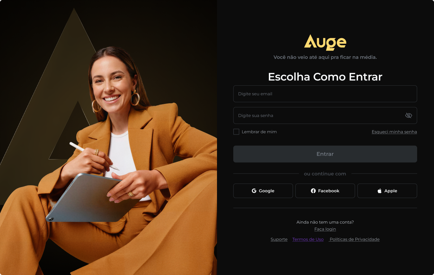 Tela de login