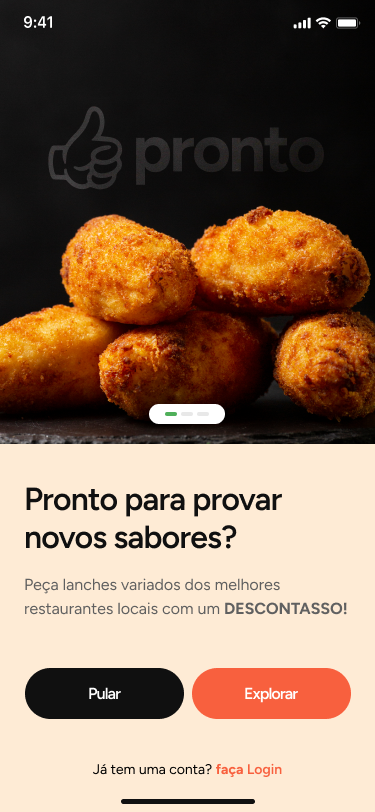 Onboarding do app