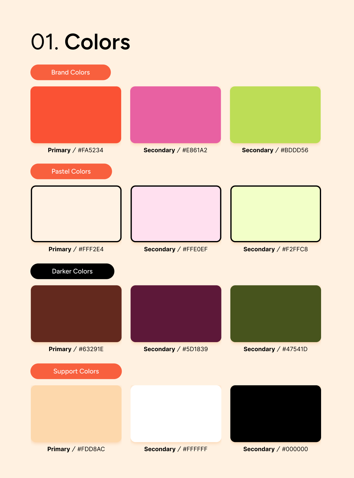 Paleta de cores