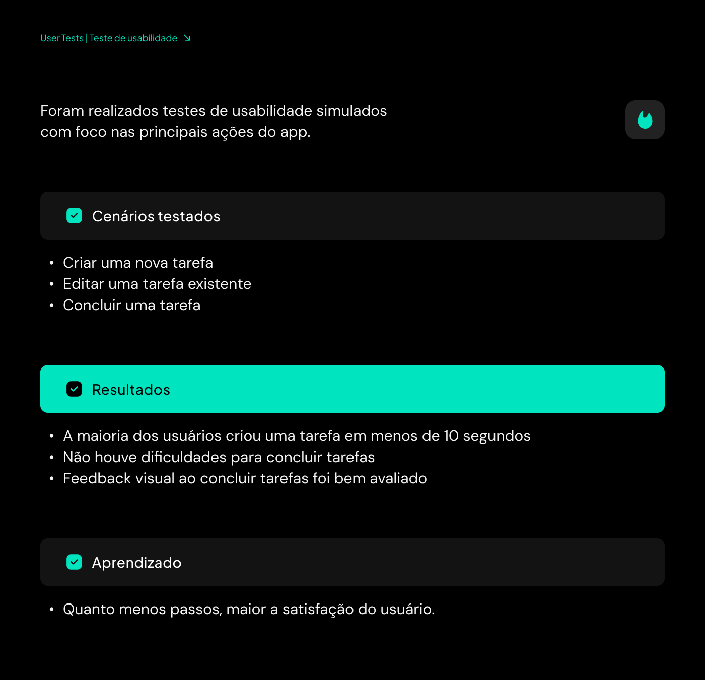 Teste de usabilidade